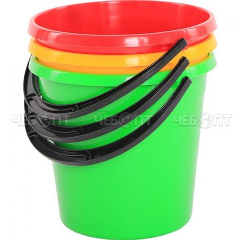 Ведро 7 л цветное пищевое [25] ИНТЕХПРОМ