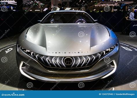 Pininfarina Hybrid Kinetic GT Sports Car Editorial Image Image Of