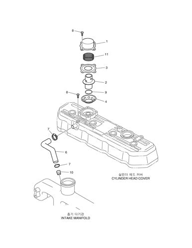 Breather Dsl Doosan Parts Catalog Online