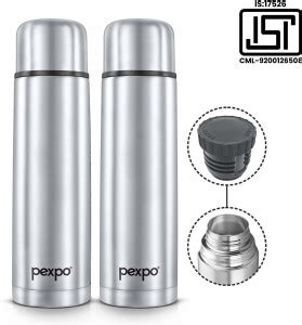 Pexpo Hrs Hot And Cold Flask With Jute Bag Vacuum Insulated Flexo Ml Flask Buy Pexpo