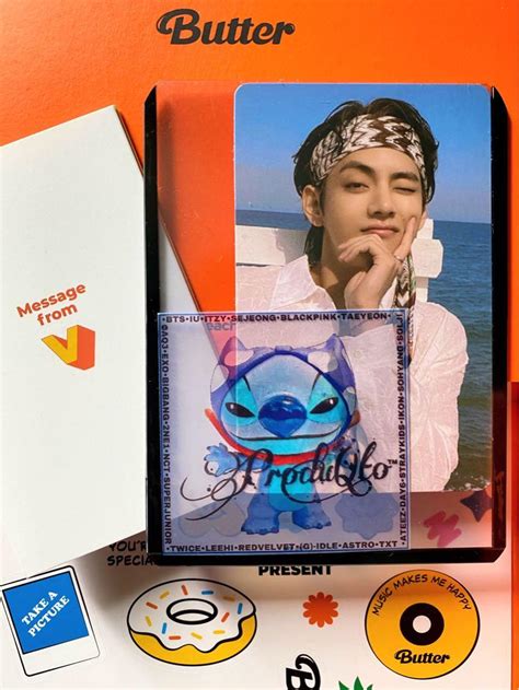 Official Onhand Bts Butter Peaches Version V Taehyung Set Cream