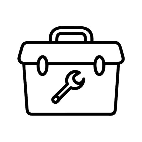 Premium Vector Tool Box Icon Outline