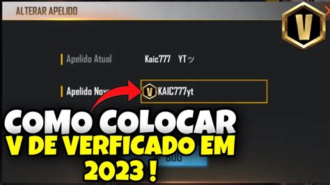 Como Ganhar O Verificado No Free Fire Como Ter Verificado Na Conta Do