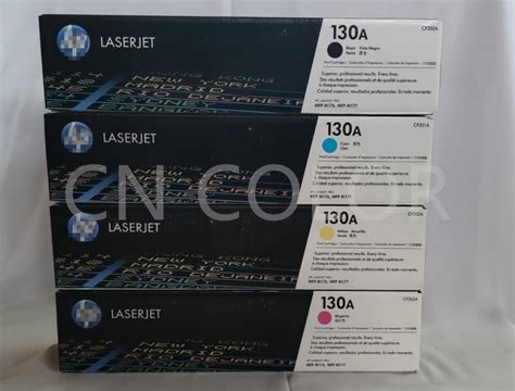 CF350A/CF351A/CF352A/CF353A (130A) Genuine Color Toner Cartridge for HP ...