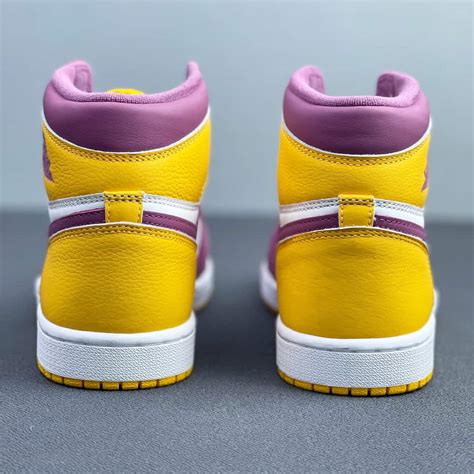 Air Jordan 1 High Top Purple And Gold - Proxshoes.com