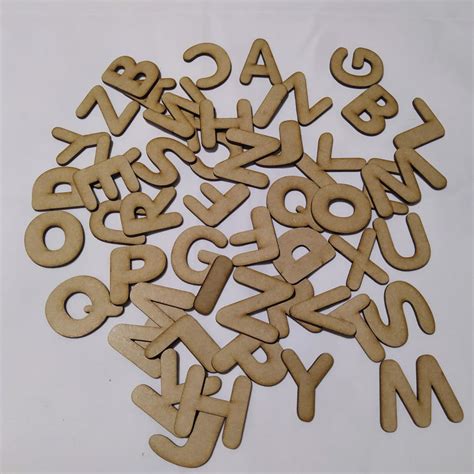 Alfabeto Cm Kit C Alfabetos Letras De A A Z Mdf Cru