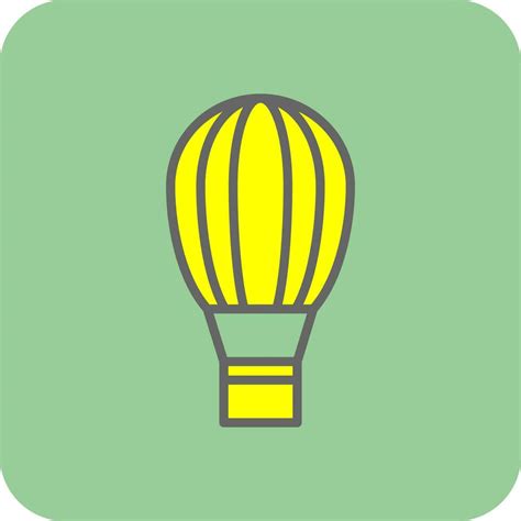 Hot Air Balloon Vector Icon Design 24963660 Vector Art At Vecteezy