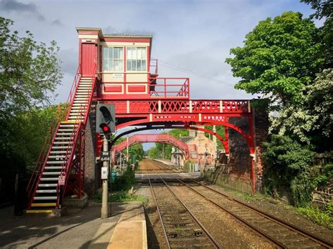 Wylam Railway Station Signal Box Northumberland Uk In 2024 Railroad