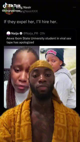 Kote Tv Ng 𓃵 On Twitter Aksu Sex Tape Popular American Porn Star King Nasir Took To Twitter