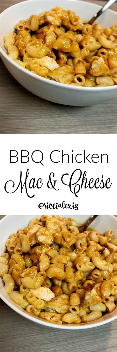 Bbq Chicken Mac And Cheese Recipe Ricci Alexis Recipe Chicken Mac And Cheese Recipe