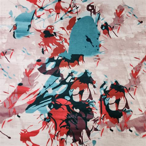 Printed Ponti Roma Abstract Nude Curtain Dream