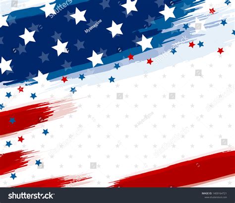 Red White And Blue Flag Background