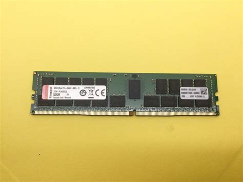 Kingston 32GB (1X32GB) 2RX4 PC4-2666V DDR4 SERVER MEMORY KTH-PL426/32G ...