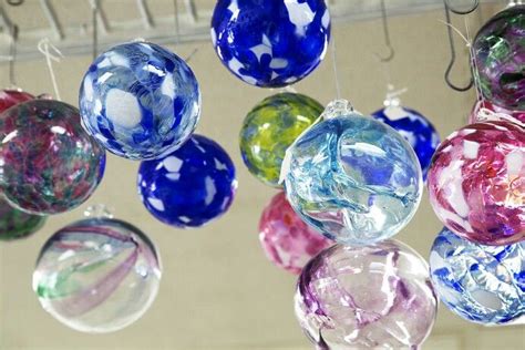 Absolutely Stunning Hand Blown Glass Balls In An Assortment Of Color