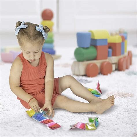 Buy 3d Sensory Foldable Gel Shapes 4 Different Types Triangle Square