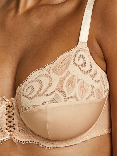 Soutien Gorge En Satin Sans Complexe Beige Kiabi