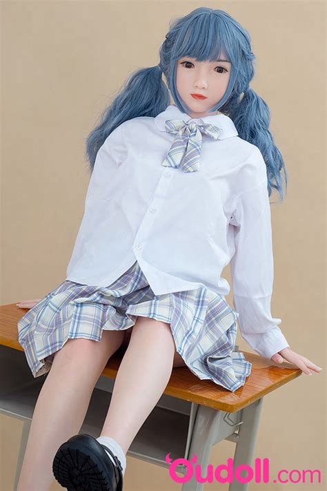 Schoolgirl Small Breast Silicone Mini Sex Doll Aliana Cm Ft
