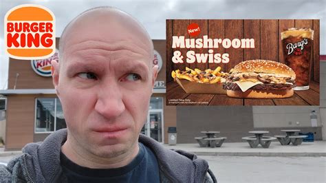 Burger King S New Mushroom And Swiss Whopper Youtube