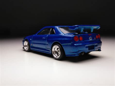 Nissan Skyline R Hot Wheels Custom Real Rubber Tires Etsy