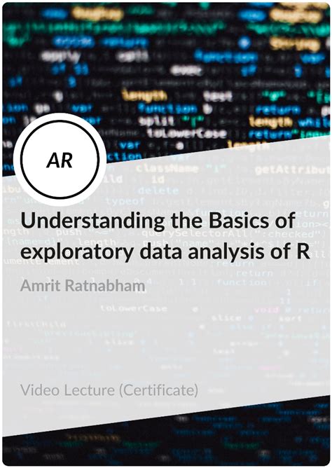 Certificate in Understanding the Basics of Exploratory Data Analysis in R