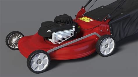Gas Push Mower 3d Model 49 3ds Blend C4d Fbx Max Ma Lxo Obj