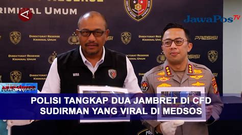 Polisi Tangkap Dua Jambret Di Cfd Sudirman Yang Viral Di Medsos