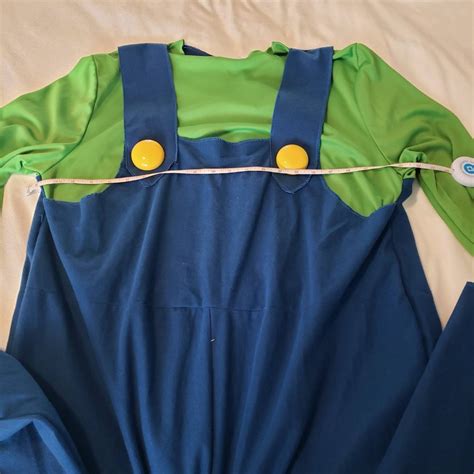 Luigi (Super Mario Bros) Halloween Costume Mens Xl - Gem