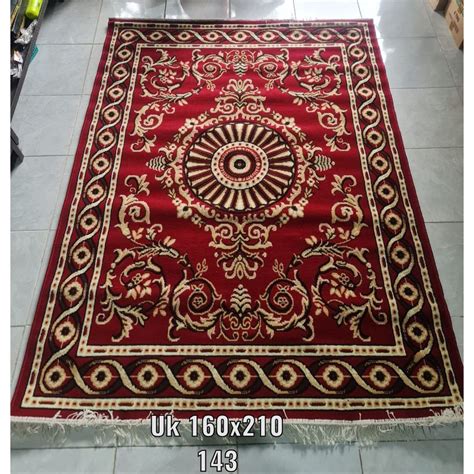 jual karpet permadani ukuran    motif random shopee indonesia