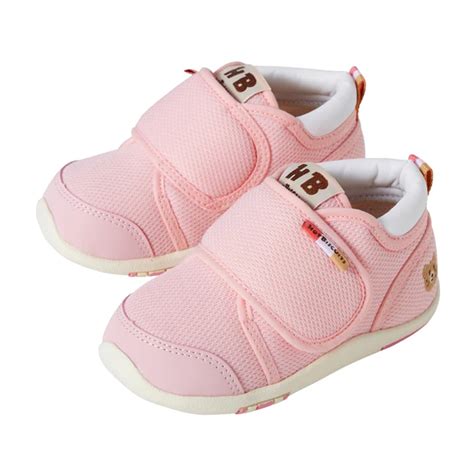 MIKI HOUSE Hot Biscuits Second Baby Shoes Stage Pink New Colors Authorized Dealer In