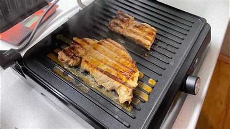 Обзор гриля Kitfort КТ-1661 Black - YouTube