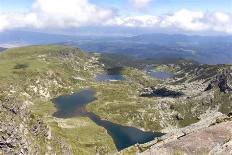 Paysage Incroyable Des Sept Lacs Rila Bulgarie Photo Stock Image Du