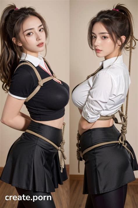 Ponytail Fit Standing AI Porn