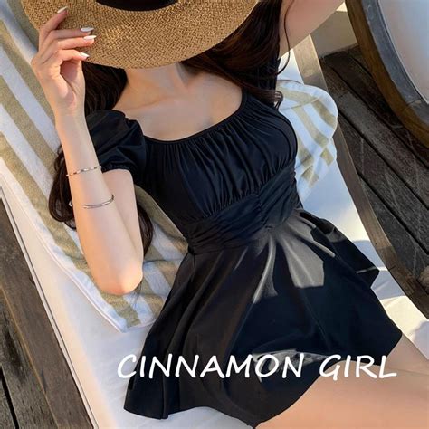 全 色パフ袖ワンピースモノキニ ブラック M L XLaz bikini sun az bikini CINNAMON GIRL 通販