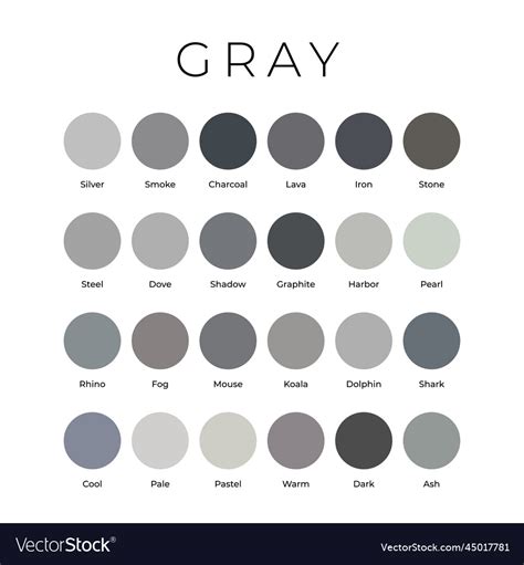 Grey Color Palette For site at Randall Maupin blog