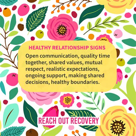 Relationship Quotes: Healthy Signs - Reach Out Recovery