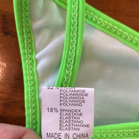 Swim Neon Green String Bikini Medium Nwot Beach Spring Break Poshmark