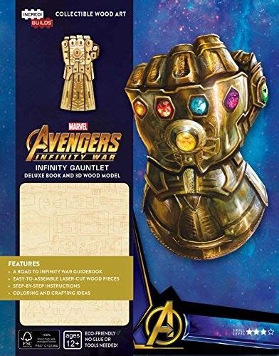 Free Incredibuilds Marvel Infinity Gauntlet Deluxe Book And Model