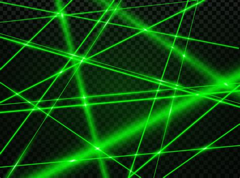 Crossed Green Laser Beam Lights Vector Background 11153745 Vector Art