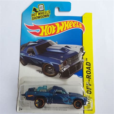 Hot Wheels Custom El Camino Hw Off Road Blue Scale Treasure Hunt T Hunt