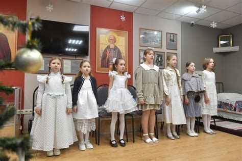 In The House Of Seraphim Zvezdinsky A Concert Of The Childrens Choir