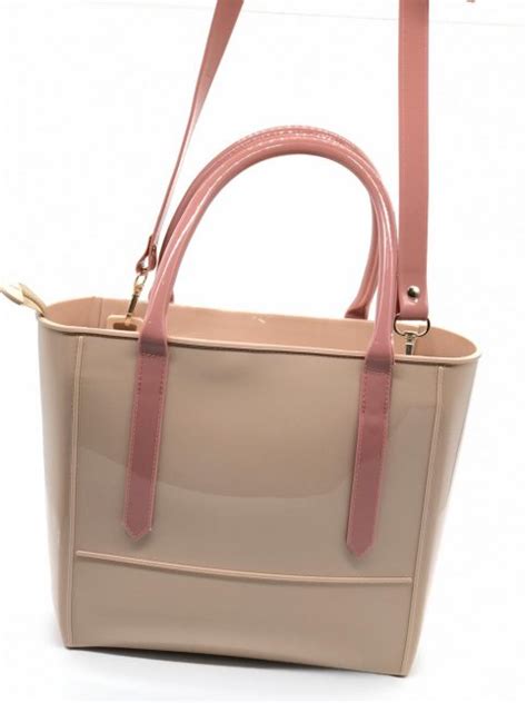 Bolsa Grande Petite Jolie Pj10012 Preto Nude Rosa