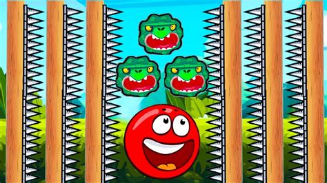 СИНИЙ ШАРИК ПРОТИВ МОНСТРОВ Не смогли пройти шипы Игра Красный шарик ...