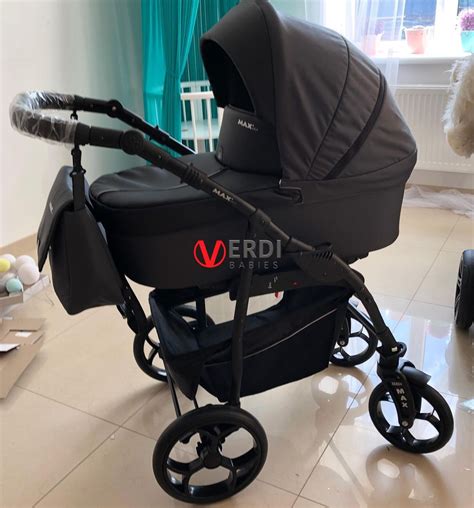 Официальная Коляска 3 в 1 VERDI Max Plus 01 графит в Украине 👌