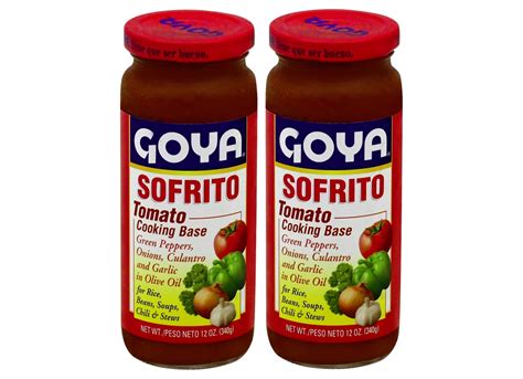 Goya Sofrito Tomato Cooking Base 2 Pack 12 Oz Jars Cooking Sauces