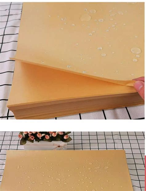 High Strength Paper Moisture Proof Oil Proof Pe Coated Paper Gold