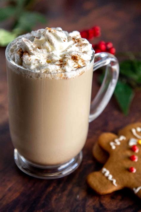 Homemade Gingerbread Latte Sweet Spicy Kylee Cooks