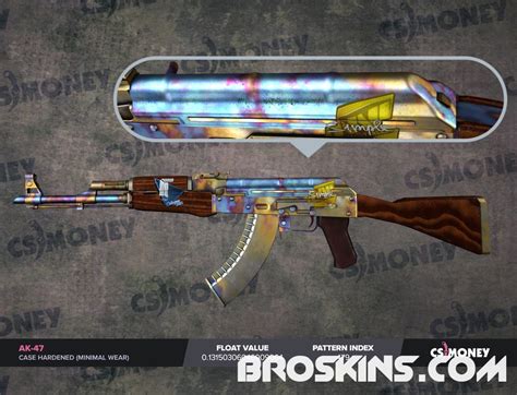 Pattern Rank On Ak Case Hardened And Price Value In Broskins