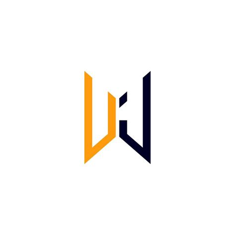 UJ letter logo creative design with vector graphic, UJ simple and ...