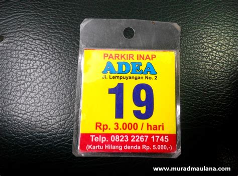 Detail Contoh Kartu Parkir Koleksi Nomer 25