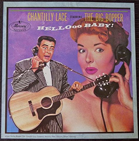 The Big Bopper Chantilly Lace Vintage Album Cover Poster Etsy